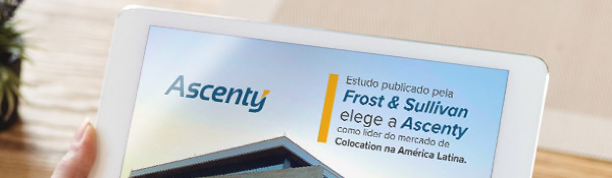 Ascenty é líder do mercado de Colocation na América Latina, aponta estudo publicado pela Frost & Sullivan