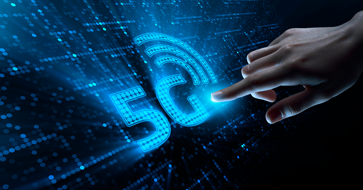 Comparativo de velocidade de download entre a tecnologia 4G e a 5G